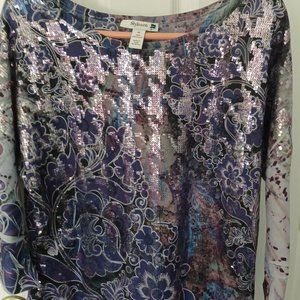 NWOT Style &Co size M sparkling 3/4 sleeve
